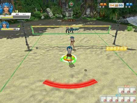 排球场上的快攻手热力排球竞技风情_网络游戏