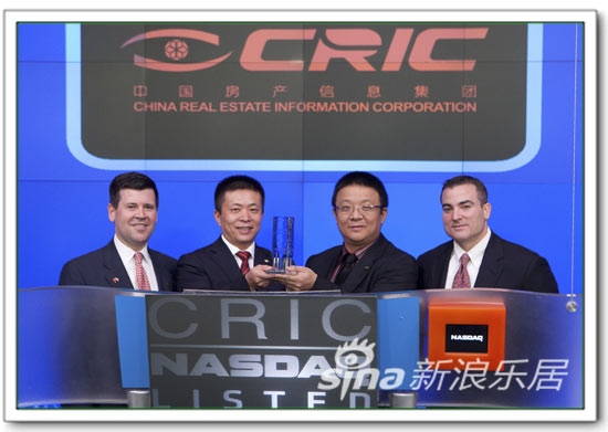 中国房产信息集团(CRIC)纳斯达克挂牌上市