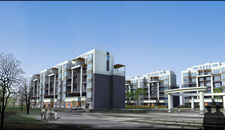 5月5日阳光丽景售楼处开放 拟6月份开盘(组图