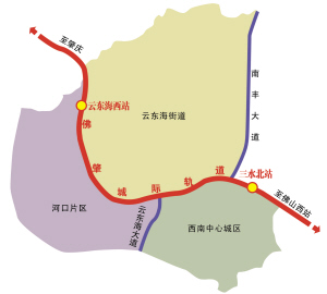 佛肇城际轨道三水段全面动工 2013年将建成通车
