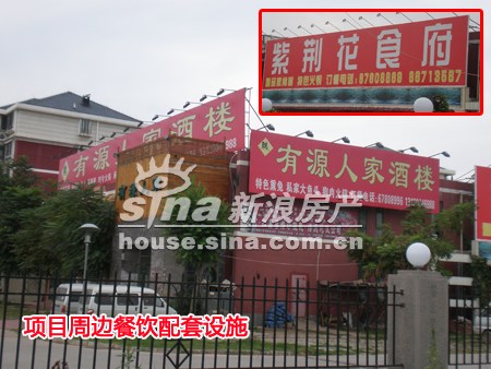 图为项目周边餐饮配套