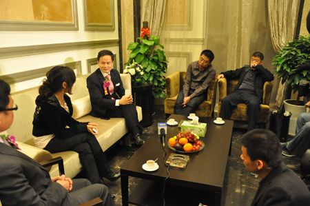 图为 媒体见面会现场