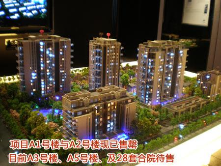 图为富力十号项目沙盘 图为富力十号项目沙盘