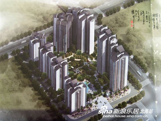 建筑也张扬个性 北海外观造型独特楼盘显风骚