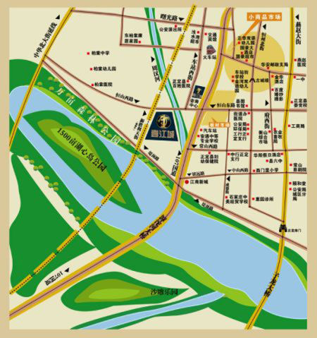 壹江城区位规划图
