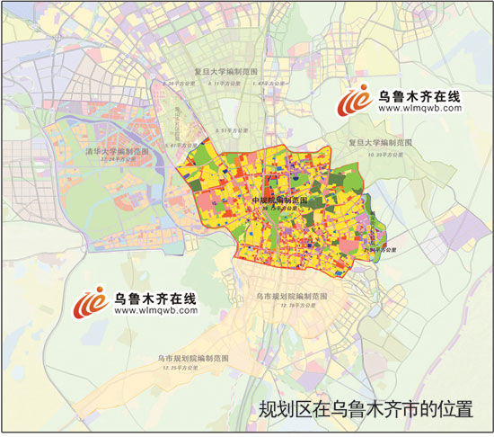 乌鲁木齐市中心区天山区沙依巴克区水磨沟区部