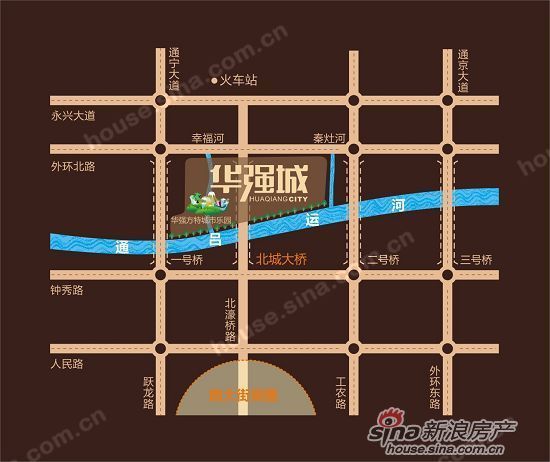 图为华强城规划图