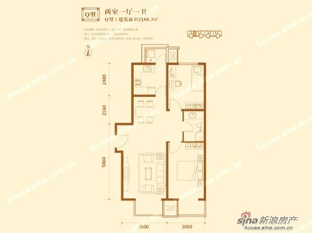 大兴联港幸福湾11月推1-3居二居户型点评(图)