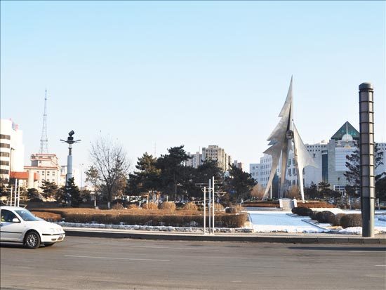 图为 景阳广场实景图