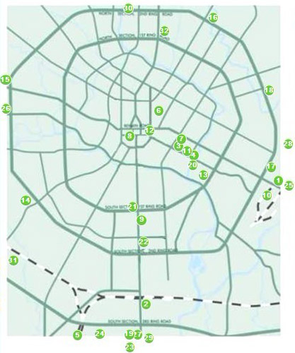 2012成都城市目录商业篇之成中城新地图