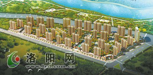 偃师市第一个新型农村社区开建 共37栋高层住