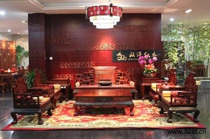 双洋红木西安专卖店展厅掠影