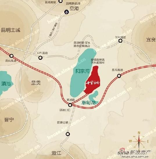 新闻中心 导购 正文    阳宗海:城市资源旅游黄金带 昆明半小时度假区