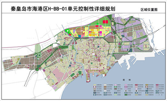 关于对海港区h-bb-01单元控制性详细规划的公告