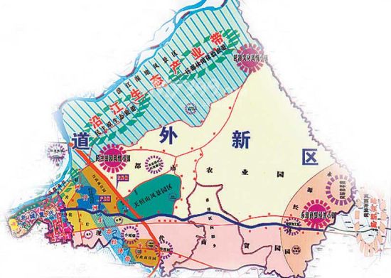哈市道外老城复兴 新区崛起 打造现代田园型新