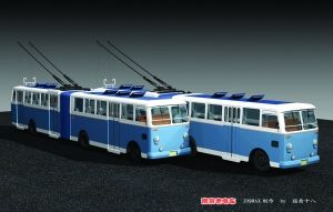 3D版南京老电车满载记忆 南京未来将建公交历