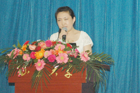 金城房地产王昕女士致辞