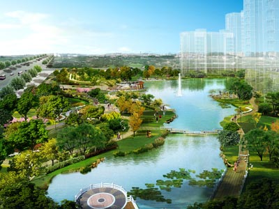  固安 城市形象提升年启动 郦湖公园动工仪式举