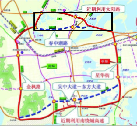 中环快速路正式启动 北线助力相城九盘升值_点