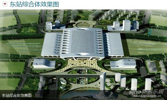 图为杭州东站效果图