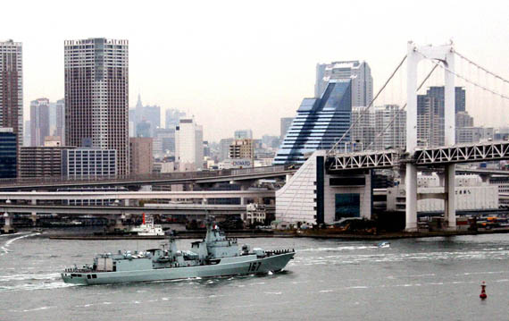 日本海上自卫队访华进入协调阶段(图)