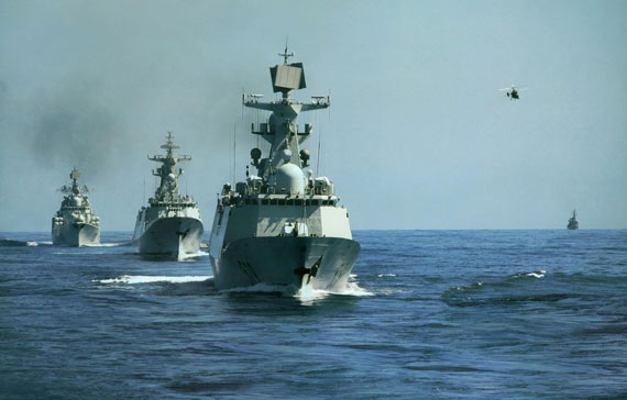 中国海军巡逻海洋经济区级别已提升到特混编队