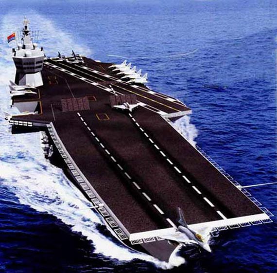 美海军专家:中国国产航母大约2014年开始服役