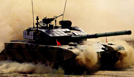 资料图：中国最新型99A2主战坦克