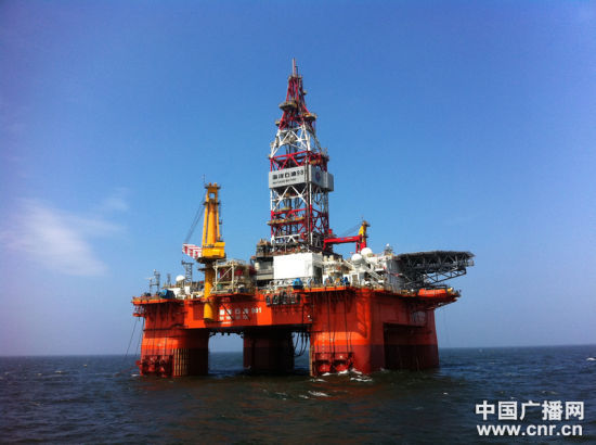 “海洋石油981”全景。