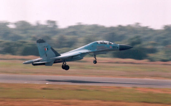 資料圖：印度空軍裝備的蘇-30K，印度曾向白俄羅斯出售18架二手蘇-30K。
