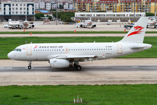 西部航空a319客机