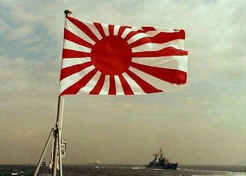 日本政府将认定原日军旭日旗为国旗(图)|旭日旗|日军|国旗_新浪军事