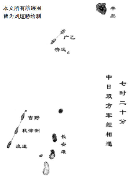 丰岛海战全记录(1):中日舰队遭遇