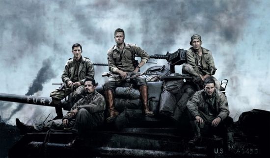 资料图:战争巨制《狂怒》坦克五壮士