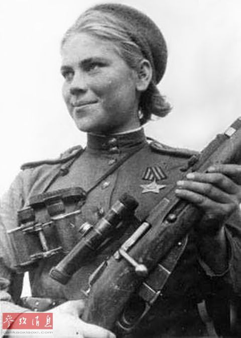 美媒盛赞二战苏联女狙击手:忠诚爱国 杀敌上万
