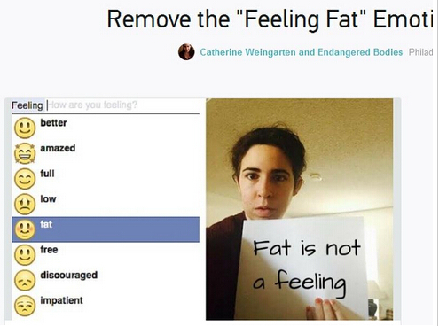 胖子的逆袭！Facebook“觉得胖”表情遭抗议被删