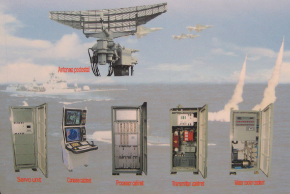 图文：中船重工集团生产的SR64搜索雷达系统
