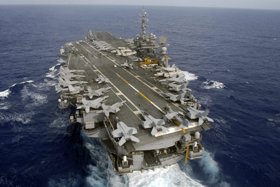 美海军小鹰号航母将参加08年环太平洋海军演
