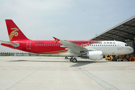 空客天津总装线今年已完成总装10架A320飞机