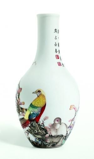 清代 琺琅彩 清乾隆御制珐琅彩瓷器估价高达1.8亿港元_尚品频道_新浪网