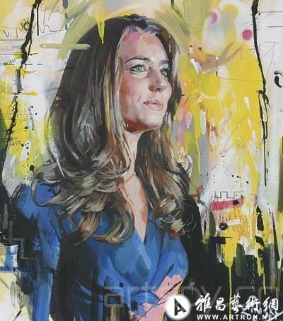 The-portrait-of-Kate-Middleton-by-artist-Zinsky