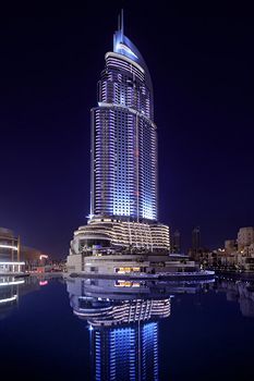 迪拜The Address Downtown Dubai夜景