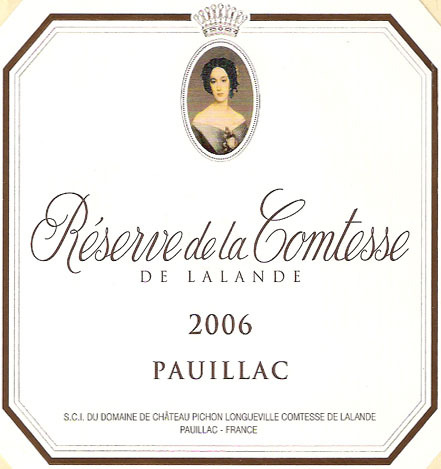 Reserve de La Comtesse-Pauillc -2006 -Rouge