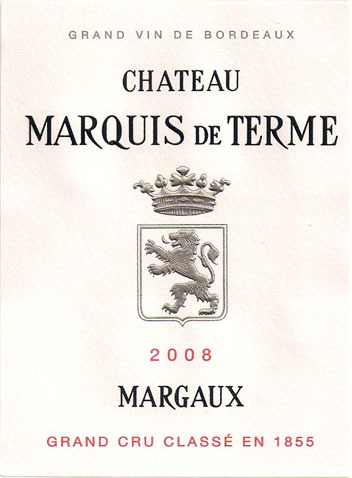 Marquis de Terme-Margaux-2008-Rouge