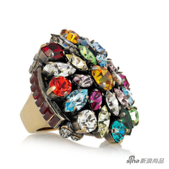 Emilio Pucci Crystal Ring