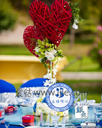 中式优雅 青花瓷主题婚礼(2)