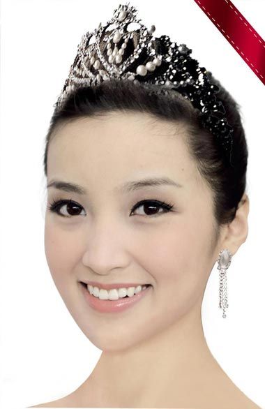 中国式美妆环球小姐妆容