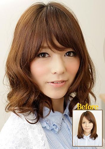 純真清甜系中長卷髮