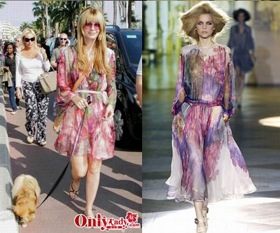  Roberto Cavalli Chiffon Dress 