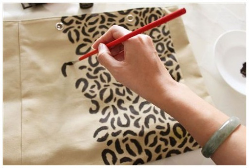 自己动手DIY豹纹包包_新浪女性_新浪网